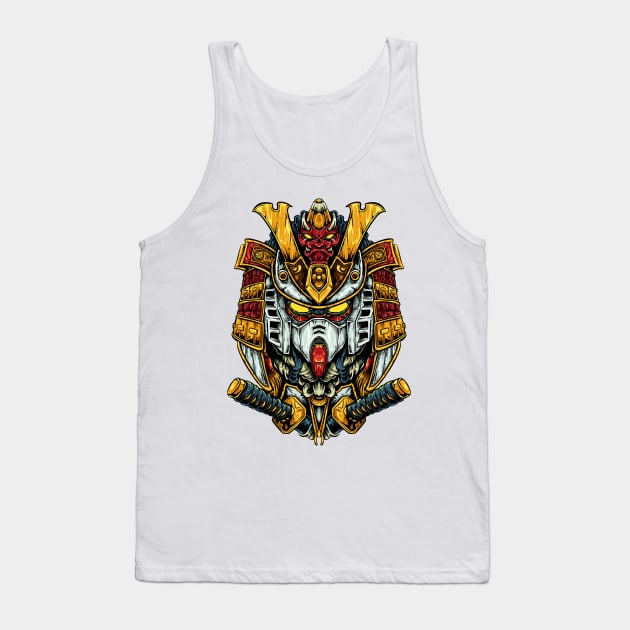 GUNDAM SAMURAI Tank Top by lestercamacho